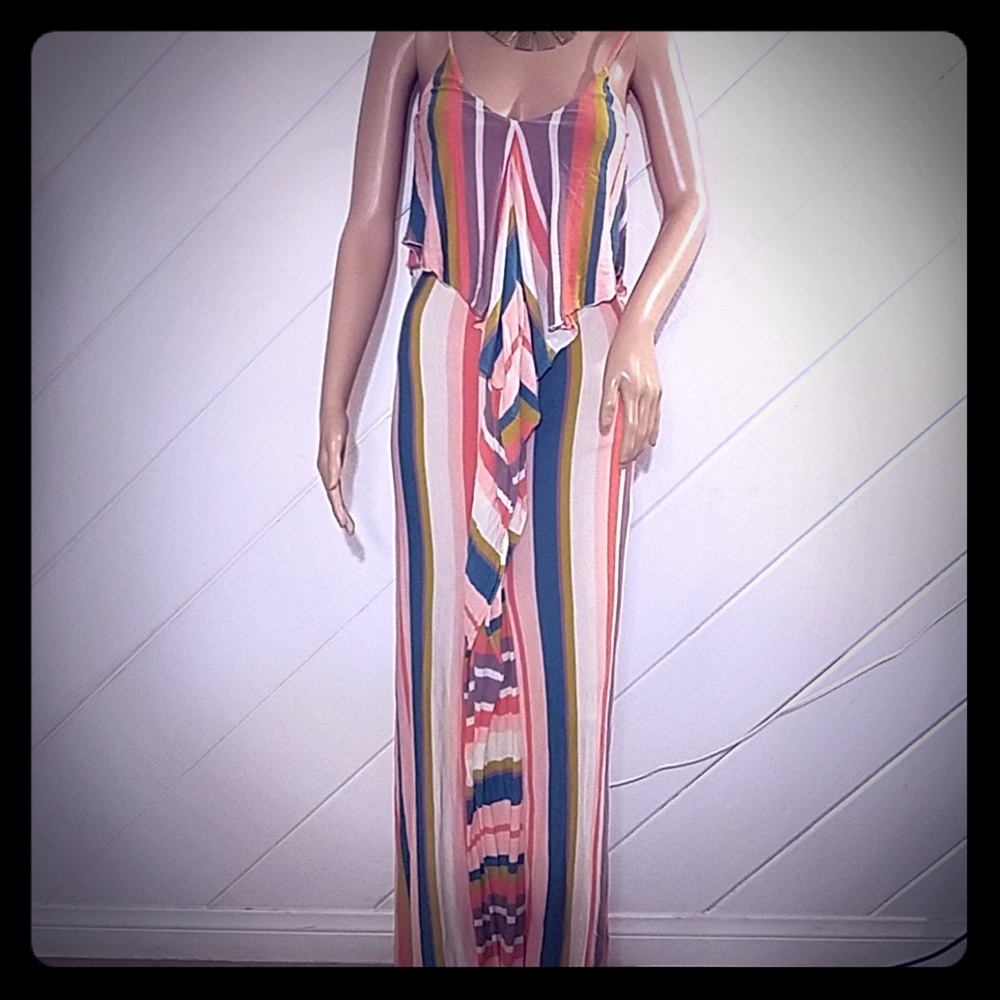 NWOT Quiksliver Multicolored Maxi sz XS